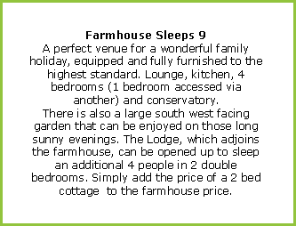 General description for the Farmhouse